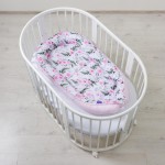 5 delni XXL bombažni komplet In Garden Pink Minky